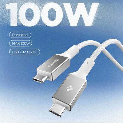 3. Spigen EB10010CC 100W 100 cm Kabel - Weiß