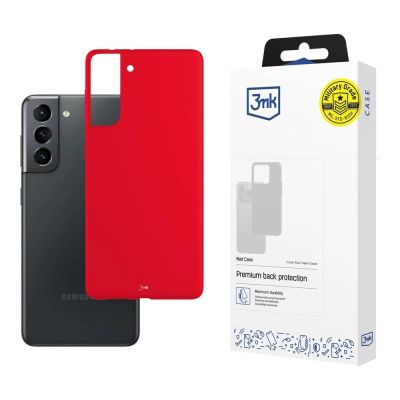 3mk Matt Case für Samsung Galaxy S21 5G – mattes Rot