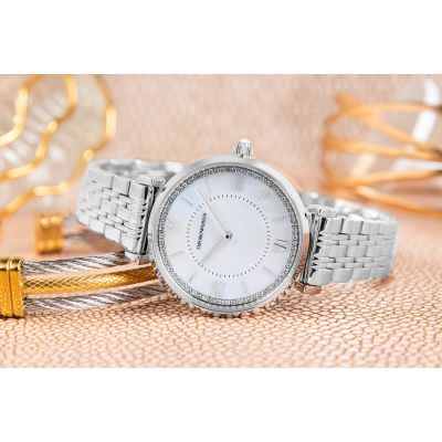 6. Emporio Armani Gianni T-Bar AR11701 Herrenuhr + Box