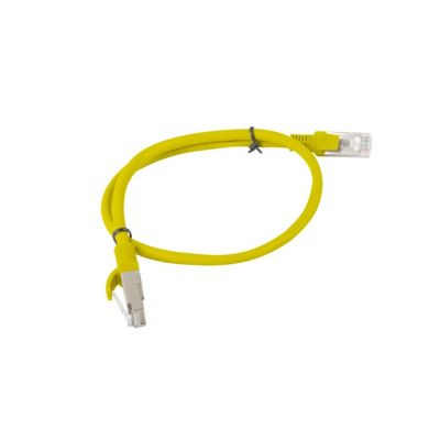 UTP-Patchkabel Lanberg PCU5-10CC-0050-Y (RJ45 - RJ45 ; 0,50 m; UTP; Kat. 5e; gelb)