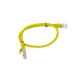 UTP-Patchkabel Lanberg PCU5-10CC-0050-Y (RJ45 - RJ45 ; 0,50 m; UTP; Kat. 5e; gelb)