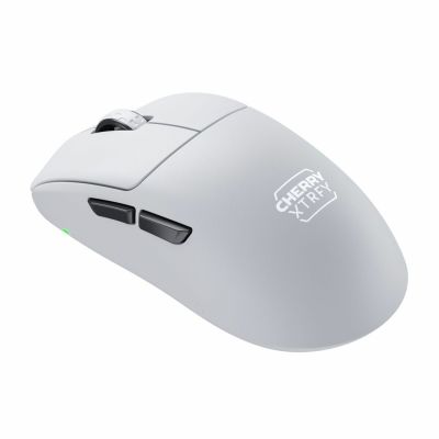 7. CHERRY Xtrfy M68 Pro Maus – Optische Maus – 5 Tasten – Kabellos – 2,4 GHz – Kabelloser Empfänger (USB) – Weiß