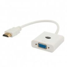 SAVIO Adapter HDMI (M) - VGA (F) Weiß CL-201