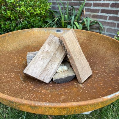 9. Gartenkamin Heat Ø90 FB.008R rostig