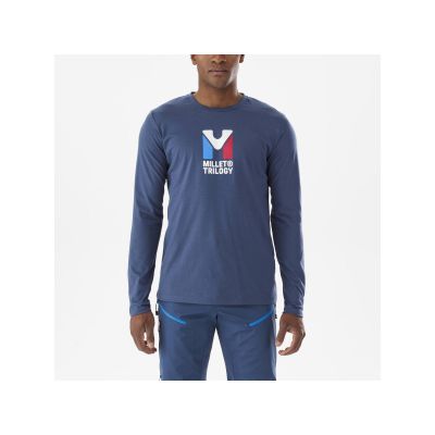 8. MILLET M Chamonix Tri Ts Ls T-Shirt marineblau