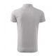 4. Malfini Single J. M MLI-20203 hellgraues Melange-Poloshirt