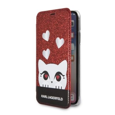 2. Karl Lagerfeld Valentine iPhone X/XS Hülle - Rot