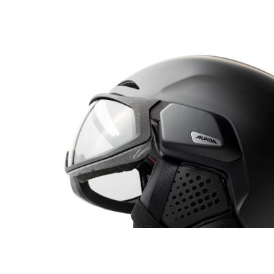 6. ALPINA ALTO V Skihelm schwarz matt 55-59
