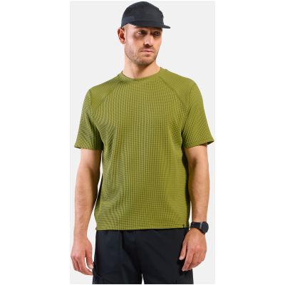 3. Herren-T-Shirt mit kurzen Ärmeln ODLO T-shirt crew neck s/s CUBIC, grün