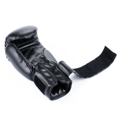 11. 6oz Boxhandschuhe für Kinder - 4Fighter Schwarz