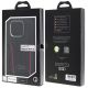 10. Audi Echtledertasche mit MagSafe für iPhone 15 Pro – Schwarz und Rot