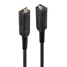 Lindy 38324 HDMI-Kabel 50 m HDMI Typ D (Micro) Schwarz
