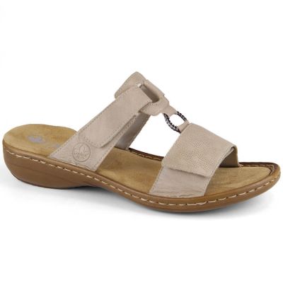 8. Bequeme Rieker W RKR681 beige Flip-Flops