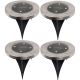 4. Solarlampe mit 4 SMD-LEDs zur Erdung, 4er-Set