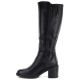 3. Sergio Leone KZ-14 schwarze gefütterte Stiefel mit hohem Absatz