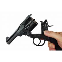 WEBLEY MKVI .455 Polizeirevolver, Kal. 5,5 mm, Diabolo, 6-Schuss-Patronen, 4"-Lauf, CO2 Battlefield Ekp do17J