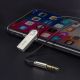 16. Baseus BA01 Bluetooth 5.0 Audioempfängerkabel AUX-Klinke Audioadapter schwarz (CABA01-01)