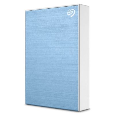 2. Seagate 5 TB One Touch Tragbare externe Festplatte USB 3.2 Gen1 – Hellblau