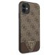 6. Guess 4G Triangle Collection Hülle für iPhone 11 6.1" / Xr 6.1" - Braun