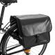 5. Wozinsky doppelte Fahrradtasche für den Gepäckträger, 28 l, schwarz (WBB34BK)