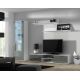 9. TV-Schrank SOHO 180 weiß/grau glänzend