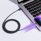 6. Joyroom Multi-Color Series A14 Lightning /USB-A 2,4A Kabel 1,2 m – Schwarz