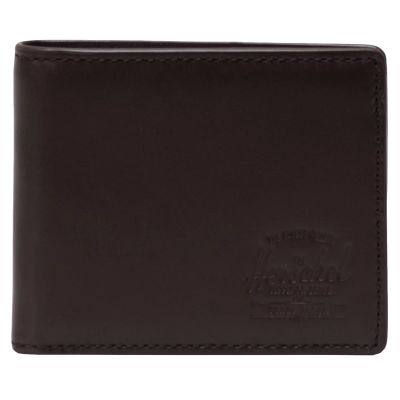 Herschel Hank RFID-Geldbörse aus Leder, 11151-04123, Braun, Einheitsgröße