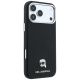 4. Karl Lagerfeld MagSafe-Schutzhülle mit genarbtem Karl-Kopf-Motiv für iPhone 18 Pro Max / 17 Pro Max – Schwarz