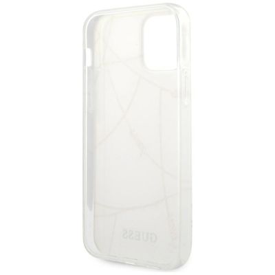 6. Guess Gold Chain Collection iPhone 12 Pro Max 6,7" Hülle - Weiß
