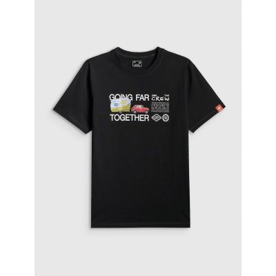 5. Herren-T-Shirt mit Aufdruck, regulär, Größe 4F 4FRSS26TTSHM3810-20S