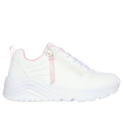 2. Skechers Uno Lite - Easy Zip Jr 310387L WHT Schuhe