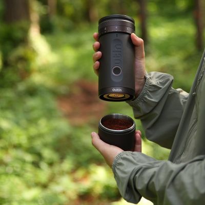 4. OUTIN TRAGBARE ELEKTRISCHE KAFFEEMÜHLE OUTIN FINO TUNDRA BRAUN OTCG-01-TB