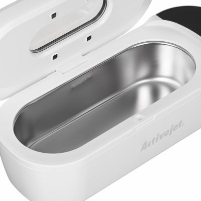 11. Activejet AUC-200 Ultraschall-UV-Reiniger für Zahnprothesen, Brillen und Schmuck, weiß.