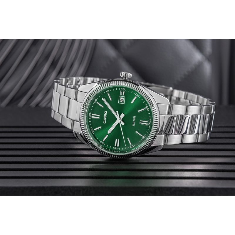 13. Herrenuhr CASIO MTP-1302PD-3AVEF + Box