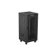 21. LANBERG Bodenschrank 19" 24U 600x600 Schwarz, perforierte Tür, LCD (flach verpackt) V2