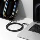 5. Ringke 3.2 Gen. 2x2 USB-C, PD 3.1 240W 2m abgewinkeltes Kabel - schwarz