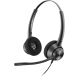 4. POLY EncorePro 320 Kabelgebundenes Kopfbügel-Headset mit Schnellverschluss, binauralem Design, TAA-Kabel, USB Typ-A, Schwarz