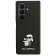 2. Karl Lagerfeld Saffiano Karl&Choupette Pin Case für Samsung Galaxy Z Fold7 – Schwarz