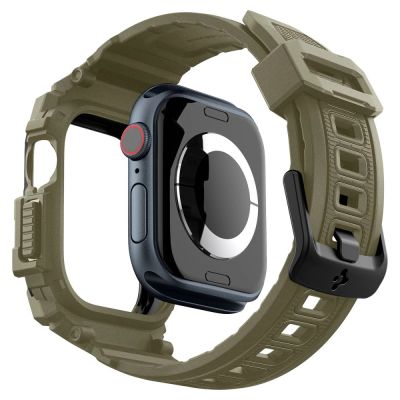 8. Spigen Rugged Armor „Pro“-Armband für Apple Watch 10 (46 mm) – grün