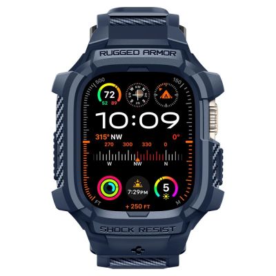 20. Spigen Rugged Armor Pro Hülle für Apple Watch Ultra 1/2 (49 mm) – Marineblau