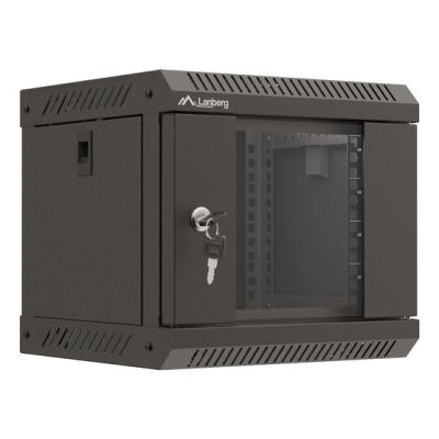 Lanberg WF11-3304-10B 4HE Rack-Wandschrank Schwarz