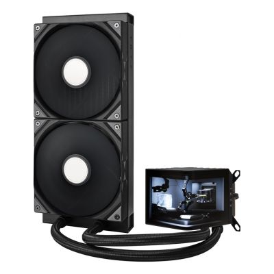 2. Komplette TRYX PANORAMA Wasserkühlung - 280 mm - AMD Sockel AM4 (Ryzen) - AMD Sockel AM5 (Ryzen Zen4)