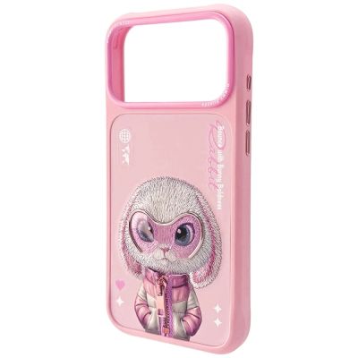 5. Nimmy Cool&Cute 2.0 Hasenhülle für iPhone 17 Pro Max – pink