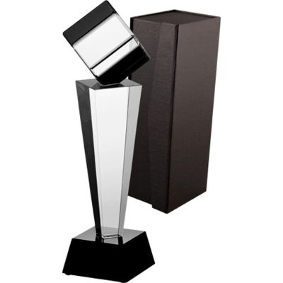 5. Glastrophäe mit Etui
