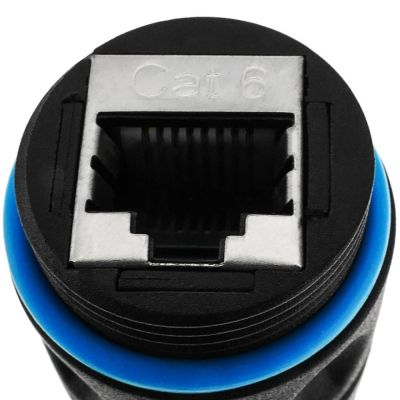 4. TECHNISCHER ADAPTERKUPPLER RJ45 F/F CAT6 F/UTP AUSSENBEREICH