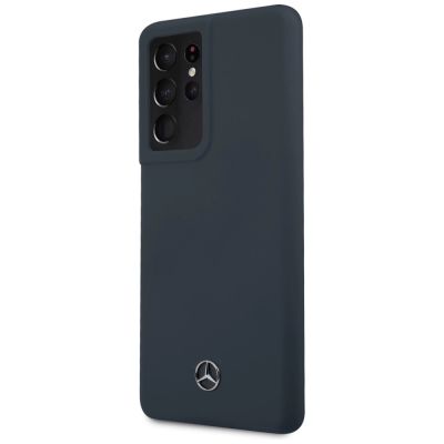 2. Mercedes Silicone Line Case für Samsung Galaxy S21 Ultra - Blau