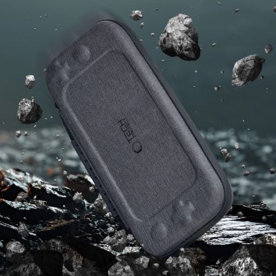 5. Tech-Protect Hardpouch-Hülle für Nintendo Switch 2 - Grau