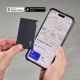 2. UAG Metropolis Wallet – Geldbörse mit Ständer und Standortkarte (Apple „Wo ist?“ und Google Find Hub), kompatibel mit MagSafe (Kevlar Schwarz)