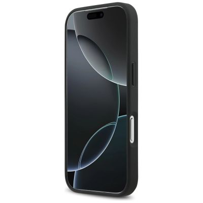5. Mercedes Plain MagSafe Case aus glattem Leder für iPhone 17 Pro – Schwarz