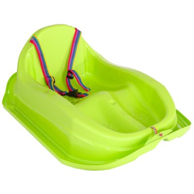 6. MINI-BOBEK-SCHLITTEN AUS KUNSTSTOFF, GRÜN